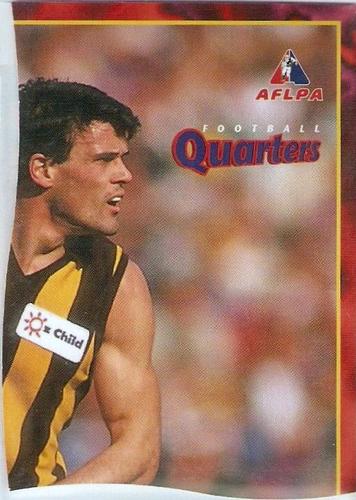 1995 Bewick Enterprises AFLPA Football Quarters #43 Chris Langford Back